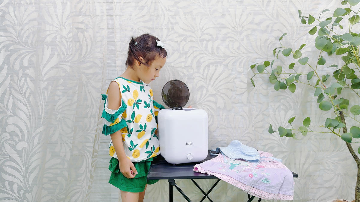 Kolin 歌林無線迷你洗衣機 KBW-MN01U 開箱實測|專為貼身與小件衣物打造的居家神器,寶寶衣物、口水巾輕鬆分洗不混污!媽媽的潔淨小幫手 - 第13張圖