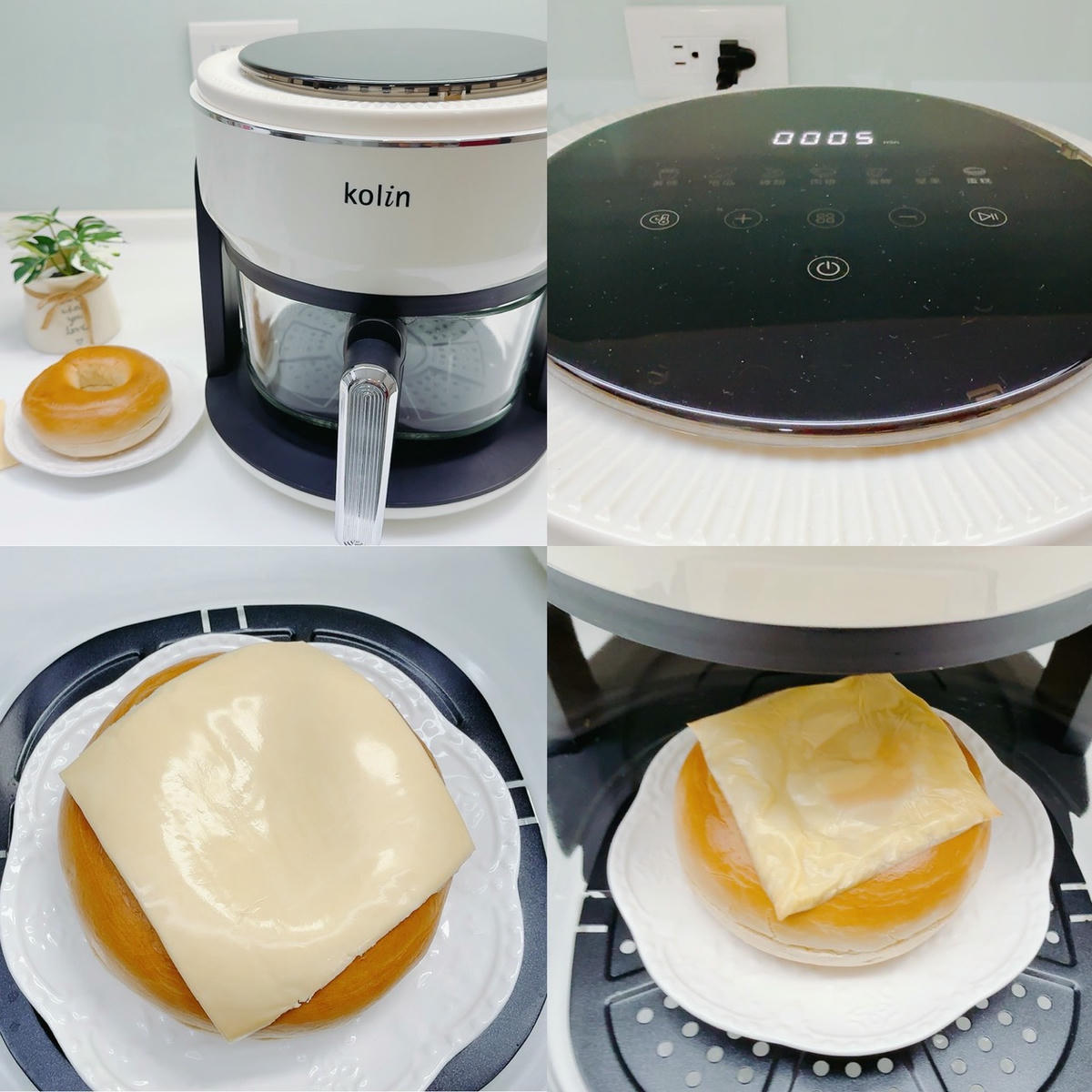 Kolin 歌林 4L 微電腦碳晶玻璃氣炸鍋 KNJP-MN401A|360° 快速旋風 × 透明玻璃超療癒,少油也能吃出酥脆口感! - 第73張圖
