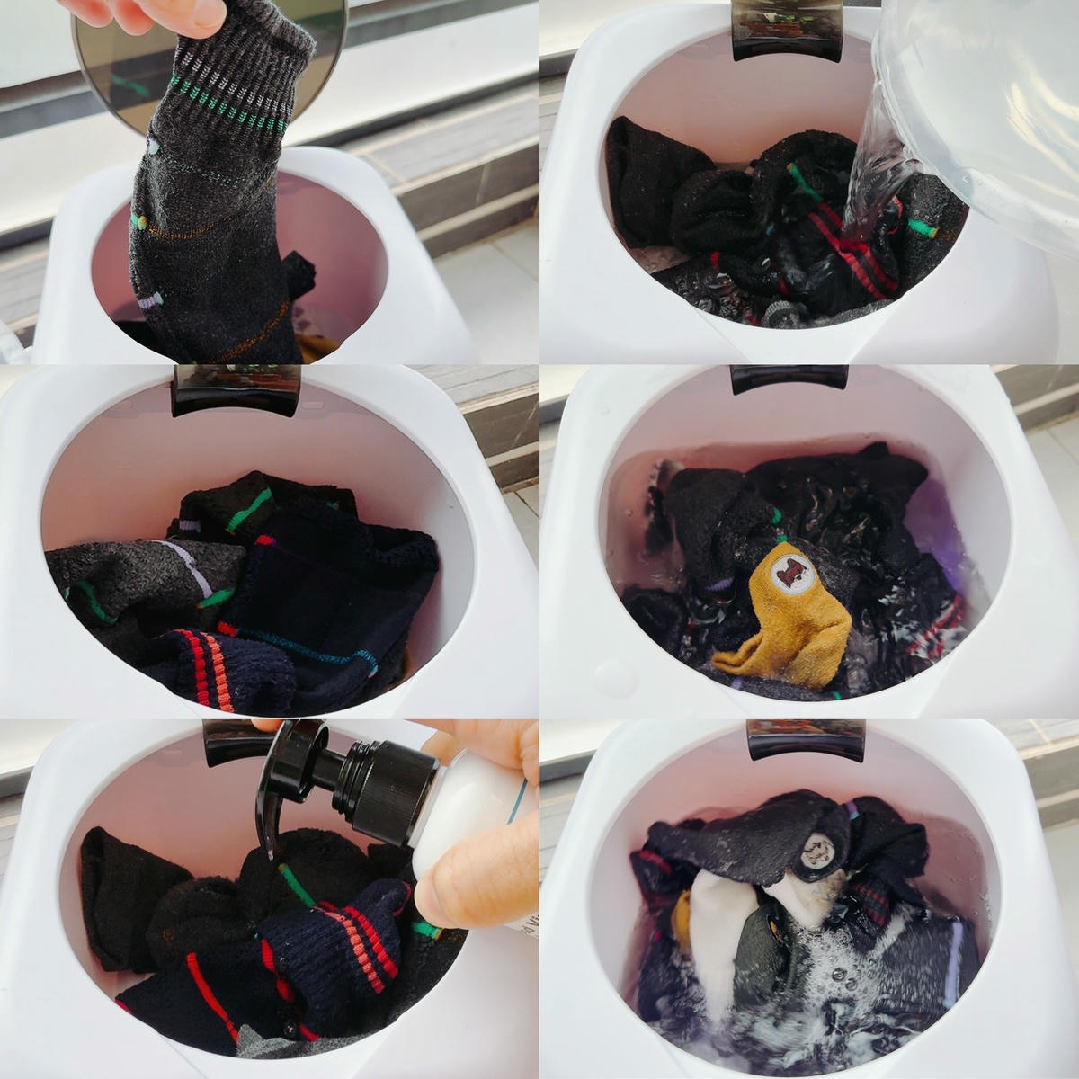 Kolin 歌林無線迷你洗衣機 KBW-MN01U 開箱實測|專為貼身與小件衣物打造的居家神器,寶寶衣物、口水巾輕鬆分洗不混污!媽媽的潔淨小幫手 - 第26張圖