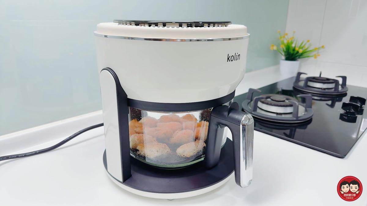 Kolin 歌林 4L 微電腦碳晶玻璃氣炸鍋 KNJP-MN401A|360° 快速旋風 × 透明玻璃超療癒,少油也能吃出酥脆口感! - 第8張圖