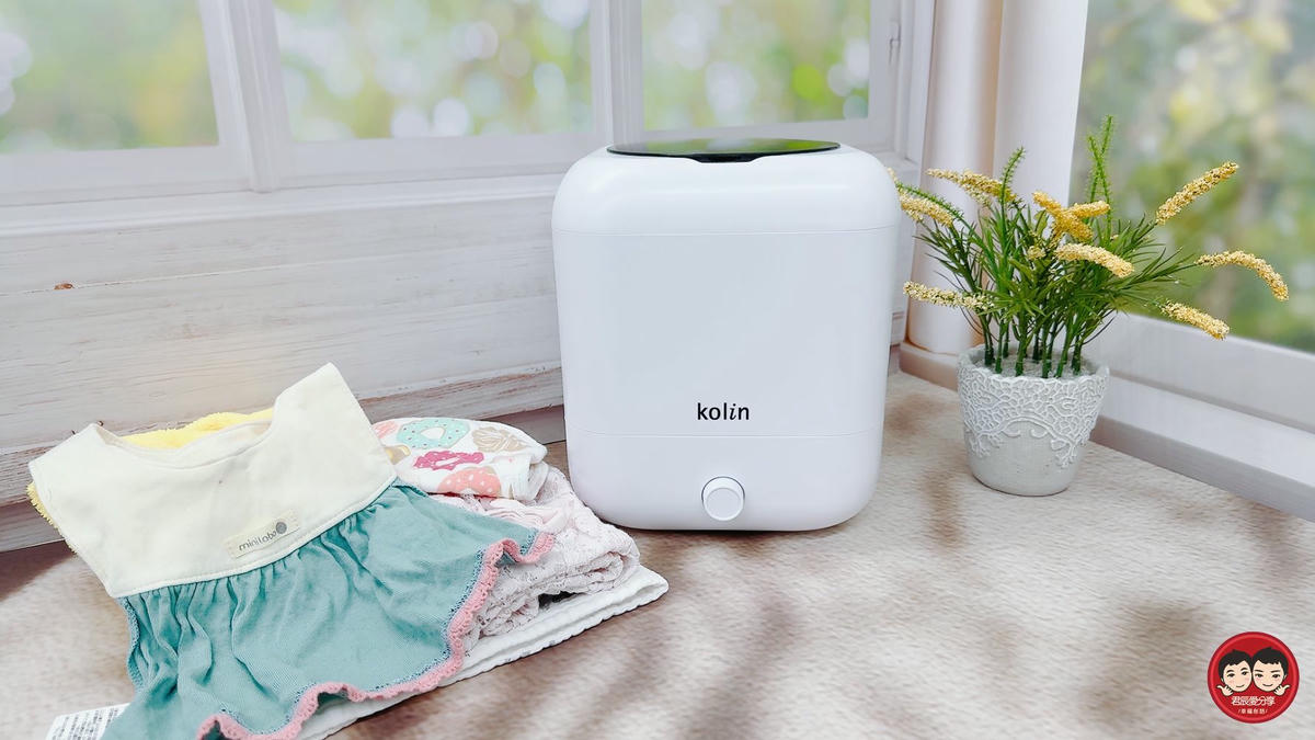Kolin 歌林無線迷你洗衣機 KBW-MN01U 開箱實測|專為貼身與小件衣物打造的居家神器,寶寶衣物、口水巾輕鬆分洗不混污!媽媽的潔淨小幫手 - 第3張圖
