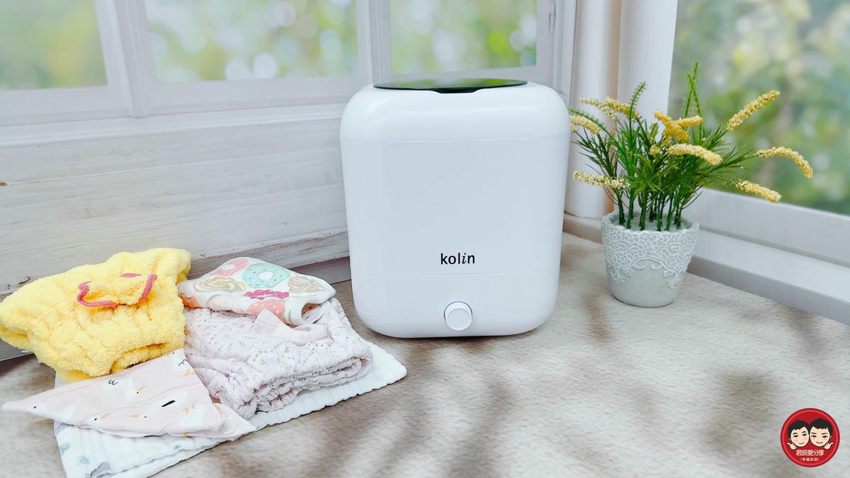Kolin 歌林無線迷你洗衣機 KBW-MN01U 開箱實測|專為貼身與小件衣物打造的居家神器,寶寶衣物、口水巾輕鬆分洗不混污!媽媽的潔淨小幫手 - 第28張圖