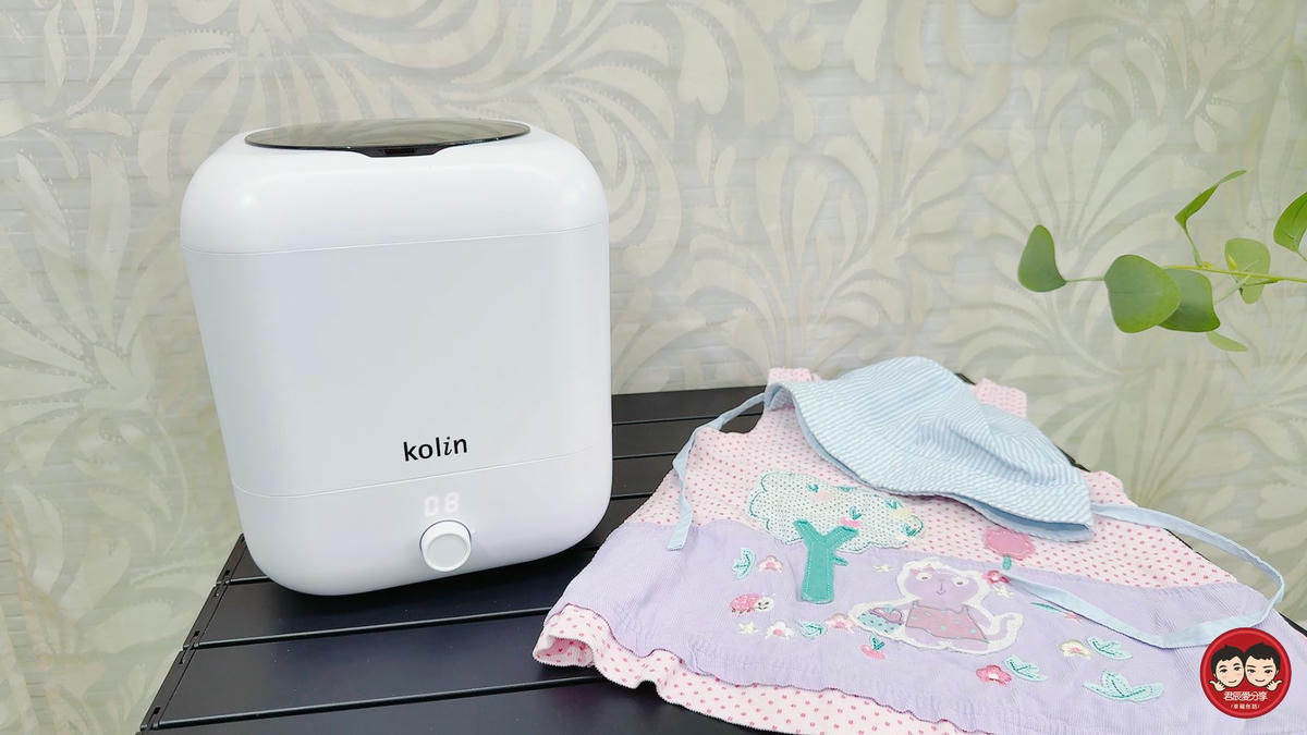 Kolin 歌林無線迷你洗衣機 KBW-MN01U 開箱實測|專為貼身與小件衣物打造的居家神器,寶寶衣物、口水巾輕鬆分洗不混污!媽媽的潔淨小幫手 - 第18張圖