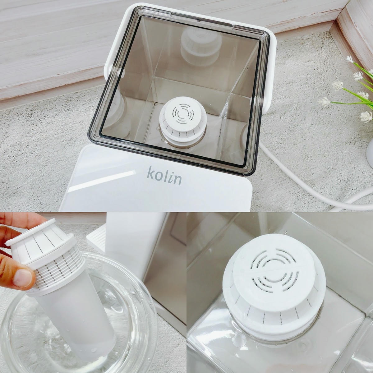 Kolin 歌林 超濾瞬熱開飲機 KWF-MN03LC｜5 段溫控・3 段出水量，生水可過濾、瞬間出水不等待！