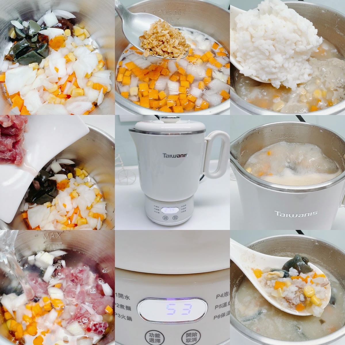 Taiwanis 微電腦寬電壓折疊鍋 TPK-12K5｜全球通用免切換，泡麵・煮湯・燒水一鍋搞定，租屋旅行都適合