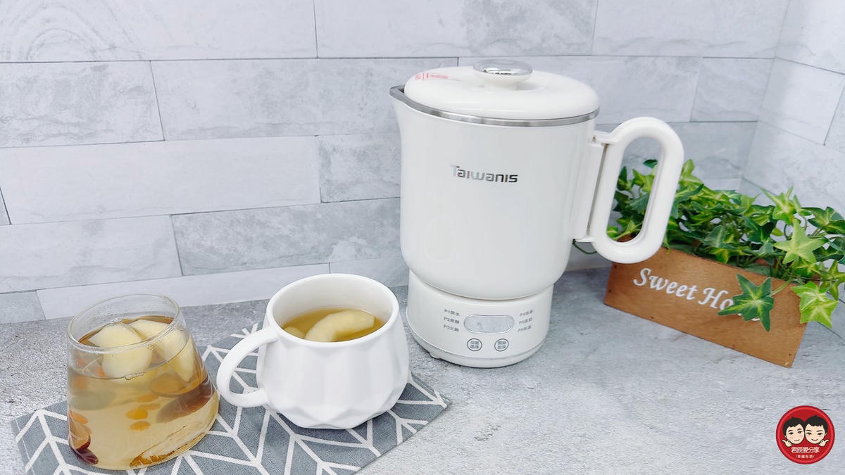 Taiwanis 微電腦寬電壓折疊鍋 TPK-12K5｜全球通用免切換，泡麵・煮湯・燒水一鍋搞定，租屋旅行都適合