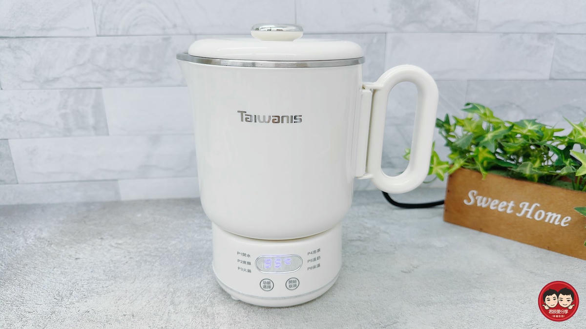 Taiwanis 微電腦寬電壓折疊鍋 TPK-12K5｜全球通用免切換，泡麵・煮湯・燒水一鍋搞定，租屋旅行都適合