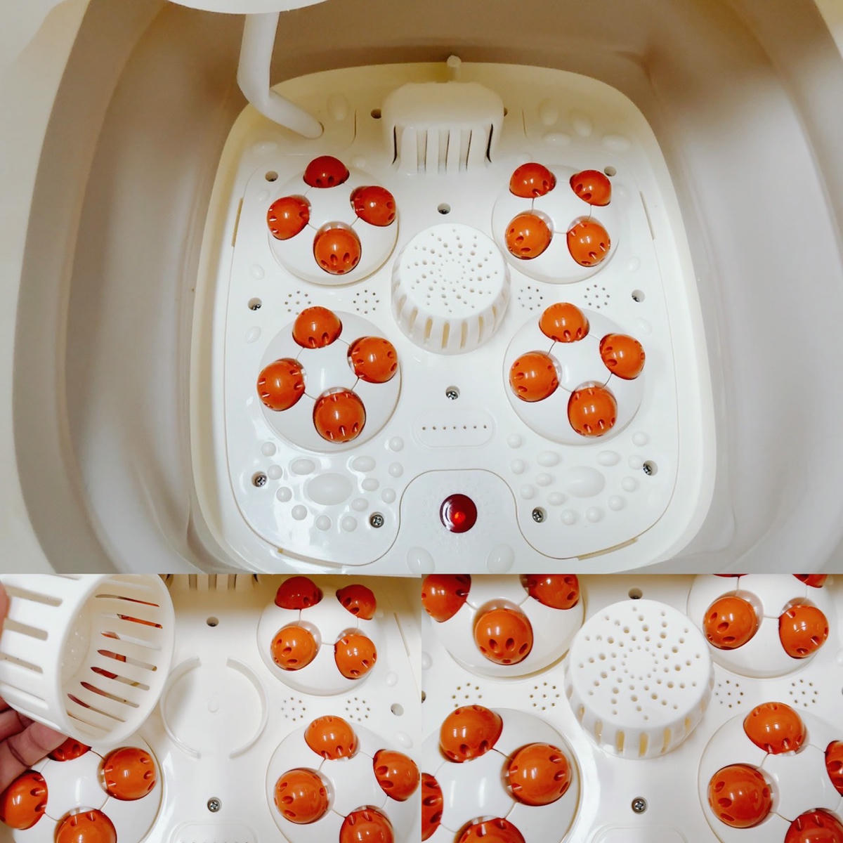 Kolin 歌林 PTC 微電腦電動按摩泡腳機 KSF-MN11H｜足浴、按摩一次到位，可摺疊恆溫＋氣泡按摩，冬天泡腳超享受