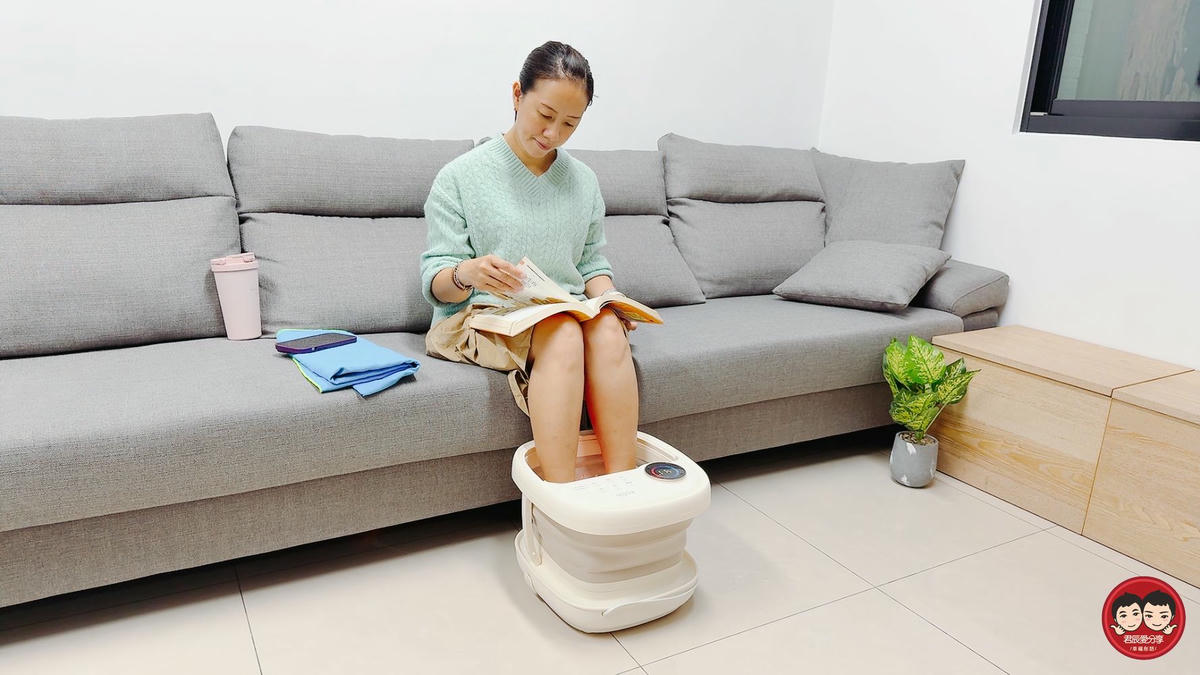 Kolin 歌林 PTC 微電腦電動按摩泡腳機 KSF-MN11H｜足浴、按摩一次到位，可摺疊恆溫＋氣泡按摩，冬天泡腳超享受