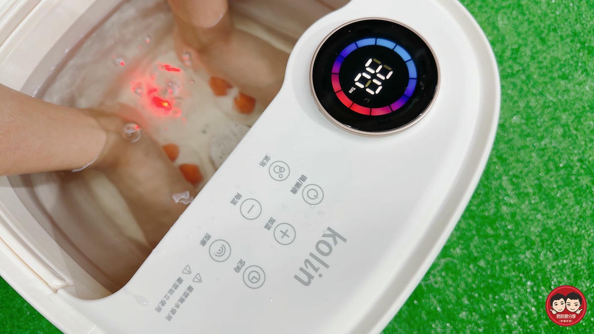 Kolin 歌林 PTC 微電腦電動按摩泡腳機 KSF-MN11H｜足浴、按摩一次到位，可摺疊恆溫＋氣泡按摩，冬天泡腳超享受