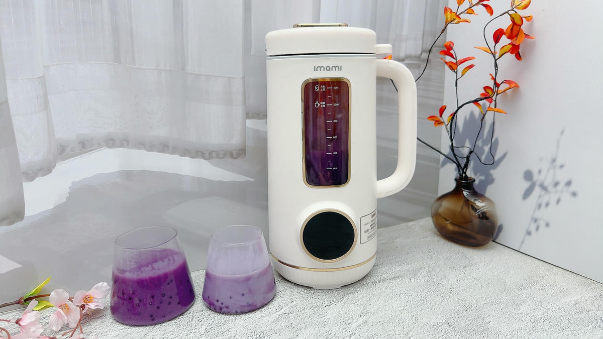 免顧火！一機完成芋頭紫薯西米露 夢幻粉紫甜品｜imami 旗艦豆漿機