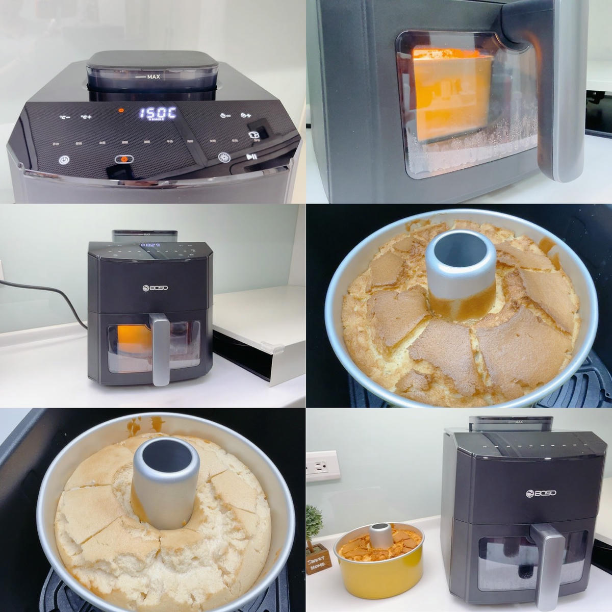 BOSO 舒肥透視蒸氣氣炸鍋 7L 開箱｜120°C 蒸氣微分子＋氣炸雙模式，酥脆爆汁又減脂，一機搞定 1 日 4 餐