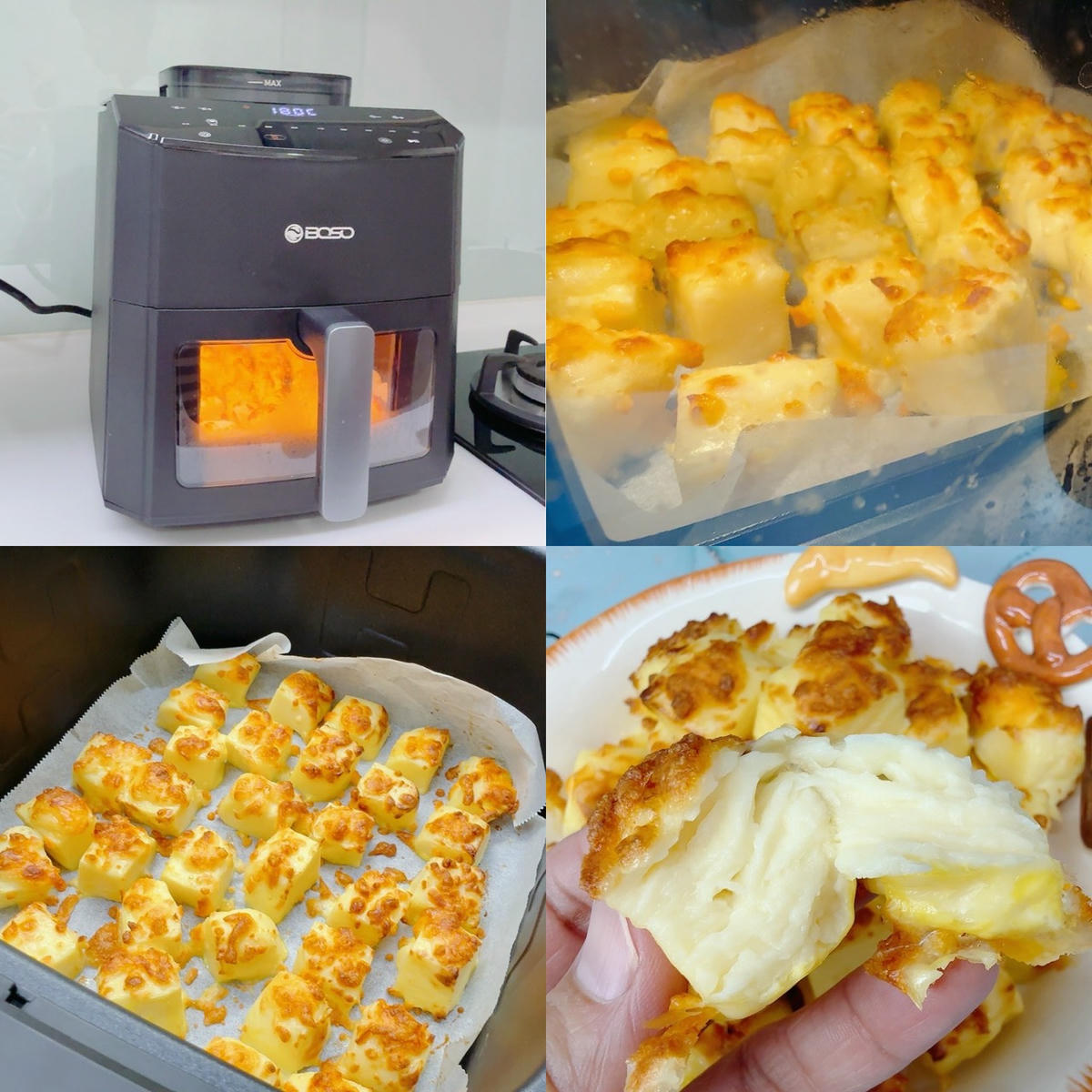 BOSO 舒肥透視蒸氣氣炸鍋 7L 開箱｜120°C 蒸氣微分子＋氣炸雙模式，酥脆爆汁又減脂，一機搞定 1 日 4 餐