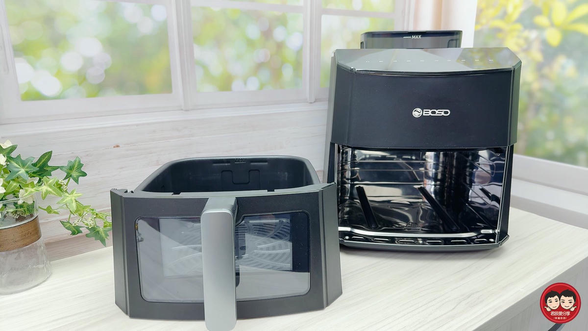 BOSO 舒肥透視蒸氣氣炸鍋 7L 開箱｜120°C 蒸氣微分子＋氣炸雙模式，酥脆爆汁又減脂，一機搞定 1 日 4 餐