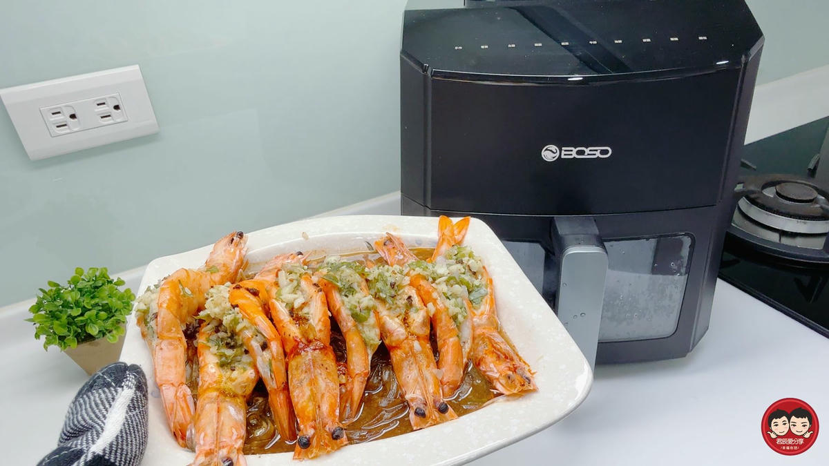 BOSO 舒肥透視蒸氣氣炸鍋 7L 開箱｜120°C 蒸氣微分子＋氣炸雙模式，酥脆爆汁又減脂，一機搞定 1 日 4 餐