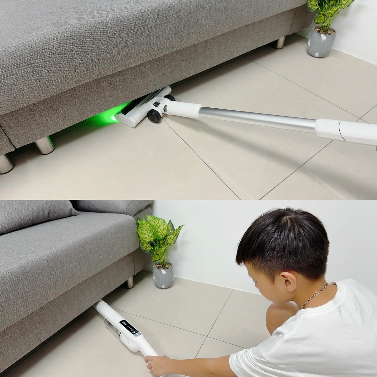 TiDdi ZeroTouch S2開箱｜綠光顯塵太有感！AI感測＋自動集塵吸塵器，100天免倒垃圾真的有感~