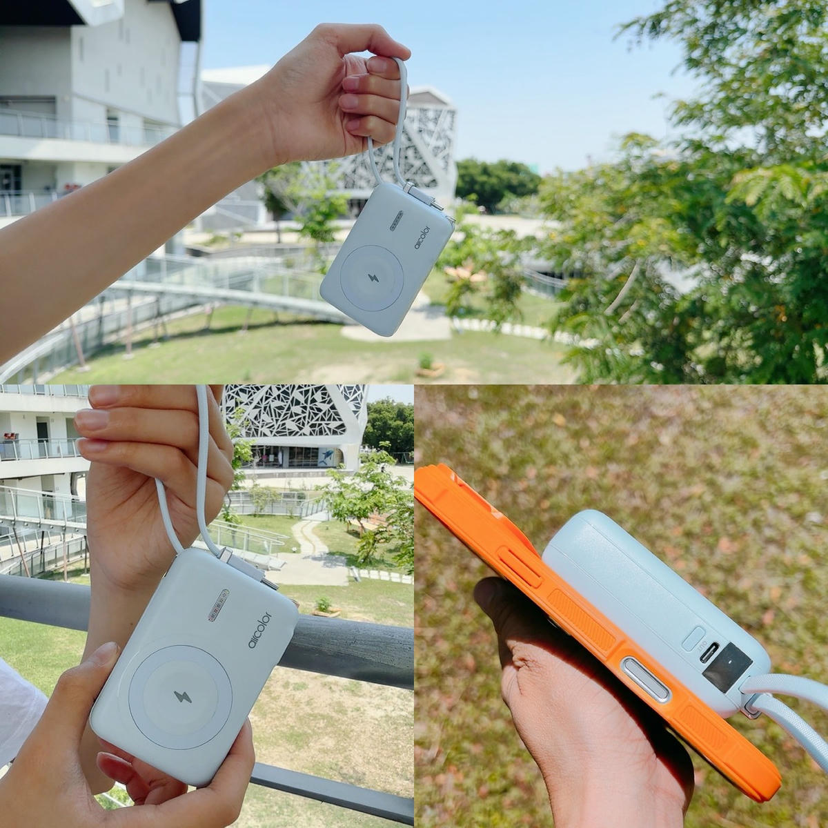 aircolor 雲朵系 35W 全能充開箱｜可上飛機的準固態防爆電芯，同級最小 AC 插頭＋Qi2 磁吸，快充超有感！