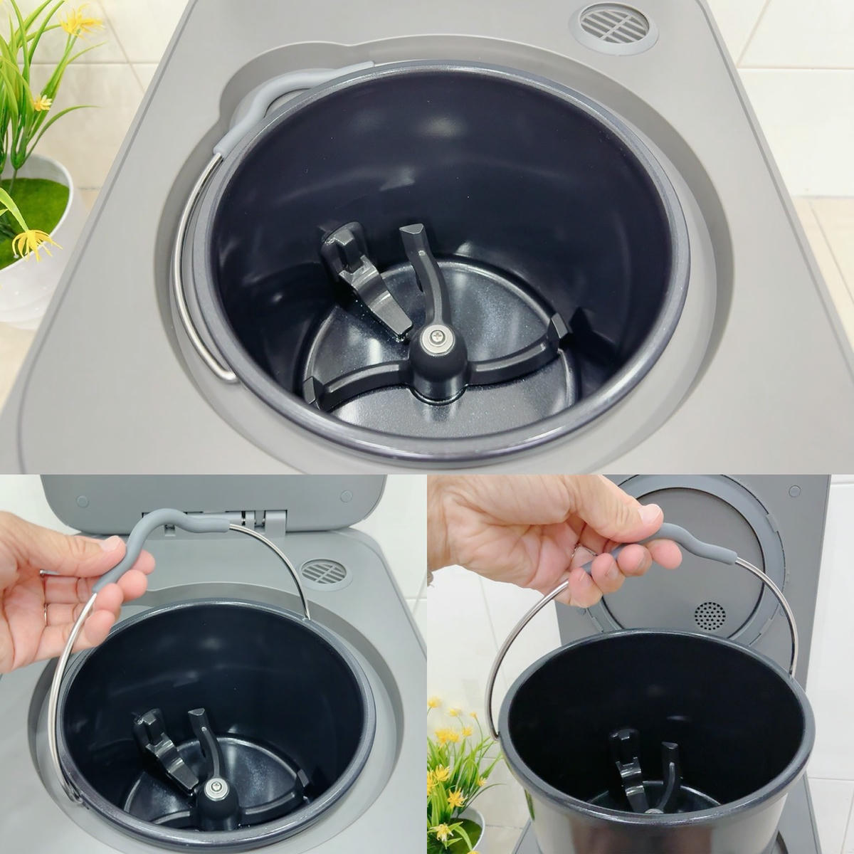 SANSUI 山水評價|PAKU 廚寶 3L 智能廚餘機 SFP-G3L 開箱實測,高溫研磨烘乾讓廚餘體積縮小 90%,不臭不生蟲,濕廚餘變乾肥料超有成就感! - 第19張圖 SANSUI 山水評價|PAKU 廚寶 3L 智能廚餘機 SFP-G3L 開箱實測,高溫研磨烘乾讓廚餘體積縮小 90%,不臭不生蟲,濕廚餘變乾肥料超有成就感!