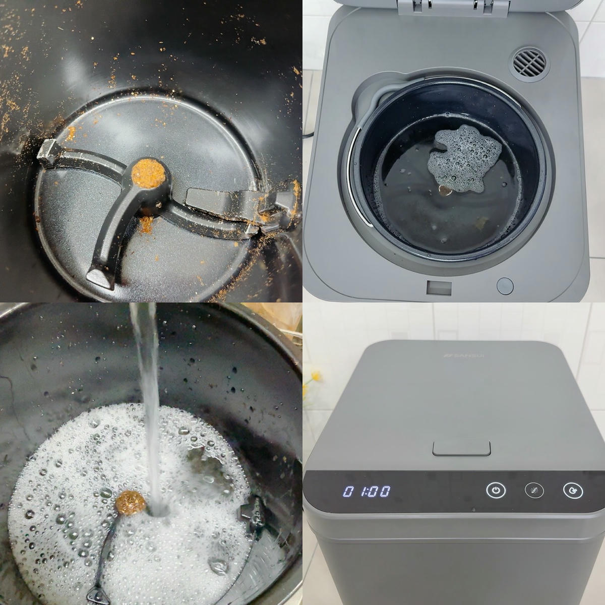 SANSUI 山水評價|PAKU 廚寶 3L 智能廚餘機 SFP-G3L 開箱實測,高溫研磨烘乾讓廚餘體積縮小 90%,不臭不生蟲,濕廚餘變乾肥料超有成就感! - 第64張圖 SANSUI 山水評價|PAKU 廚寶 3L 智能廚餘機 SFP-G3L 開箱實測,高溫研磨烘乾讓廚餘體積縮小 90%,不臭不生蟲,濕廚餘變乾肥料超有成就感!