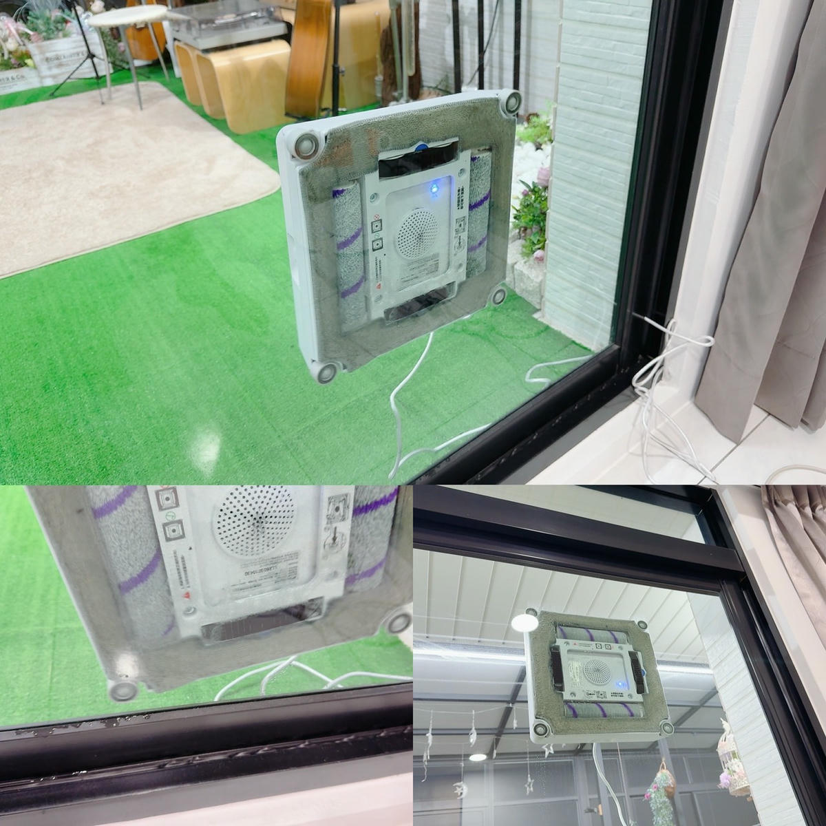 窗戶清潔終於不用爬高了！SANSUI 山水淨兵衛雙滾刷擦窗機器人 SCW-S990 開箱評價，大片落地窗也能輕鬆擦乾淨