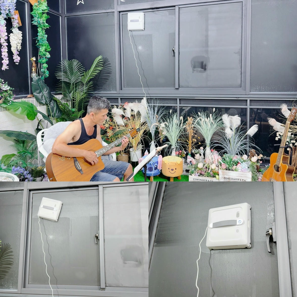 窗戶清潔終於不用爬高了！SANSUI 山水淨兵衛雙滾刷擦窗機器人 SCW-S990 開箱評價，大片落地窗也能輕鬆擦乾淨