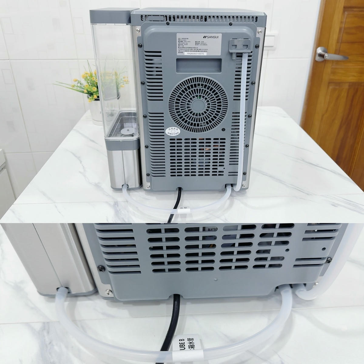 居家快速製冰機推薦｜SANSUI 山水全自動急速製冰機 SIC-NB01 評價，6分鐘快速製冰、UV殺菌更安心，小啵冰打造冰塊自由生活