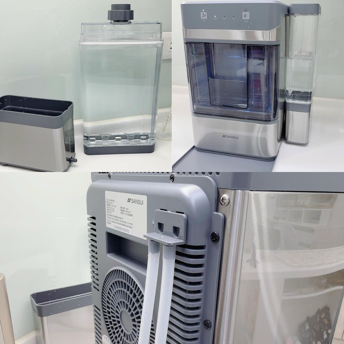 居家快速製冰機推薦｜SANSUI 山水全自動急速製冰機 SIC-NB01 評價，6分鐘快速製冰、UV殺菌更安心，小啵冰打造冰塊自由生活