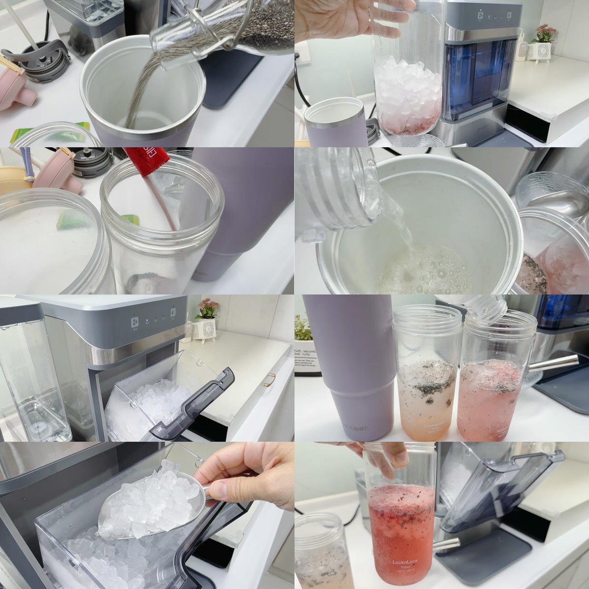 居家快速製冰機推薦｜SANSUI 山水全自動急速製冰機 SIC-NB01 評價，6分鐘快速製冰、UV殺菌更安心，小啵冰打造冰塊自由生活