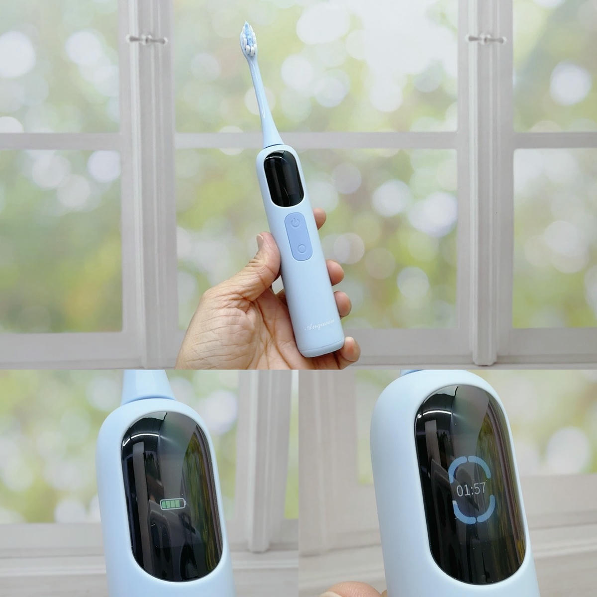 Anqueen 智能音波兒童電動牙刷 AQ-C99 開箱|5種清潔模式+3段力度調節,2分鐘智能計時,80天長效續航,讓孩子愛上刷牙! - 第14張圖 Anqueen 智能音波兒童電動牙刷 AQ-C99 開箱|5種清潔模式+3段力度調節,2分鐘智能計時,80天長效續航,讓孩子愛上刷牙!
