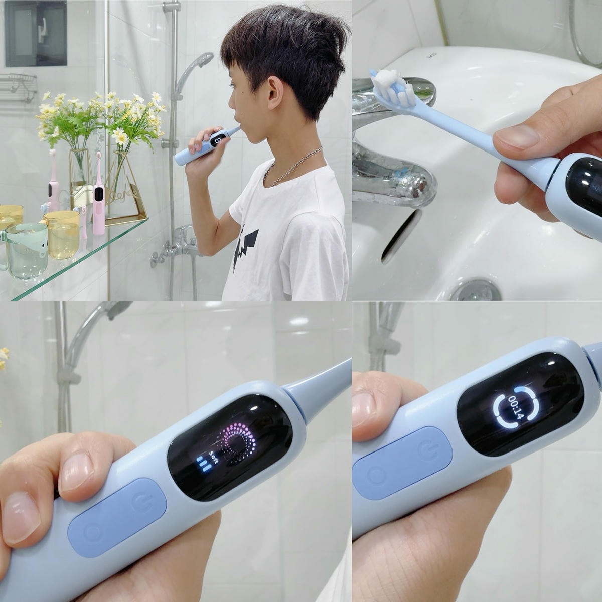Anqueen 智能音波兒童電動牙刷 AQ-C99 開箱|5種清潔模式+3段力度調節,2分鐘智能計時,80天長效續航,讓孩子愛上刷牙! - 第18張圖 Anqueen 智能音波兒童電動牙刷 AQ-C99 開箱|5種清潔模式+3段力度調節,2分鐘智能計時,80天長效續航,讓孩子愛上刷牙!